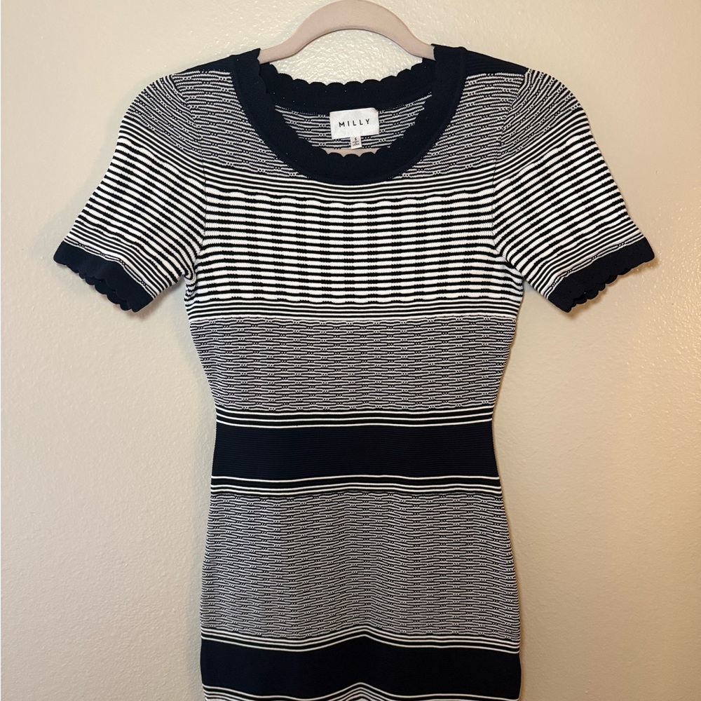 Milly short sleeve sweater dress